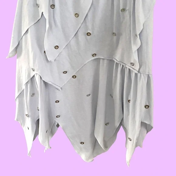 Vintage 90’s Y2K Grunge Fairy Ballet Tinkerbell Maxi Skirt Size Medium - Picture 2 of 8